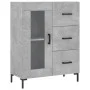 Aparador alto madera contrachapada gris hormigón 69,5x34x180 cm von vidaXL, Sideboards - Ref: Foro24-3189513, Preis: 146,68 €...