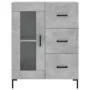 Aparador alto madera contrachapada gris hormigón 69,5x34x180 cm von vidaXL, Sideboards - Ref: Foro24-3189513, Preis: 146,68 €...