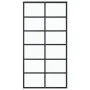 Schiebetür aus ESG-Glas und schwarzem Aluminium, 102 x 205 cm von vidaXL, Türen - Ref: Foro24-151019, Preis: 172,28 €, Rabatt: %