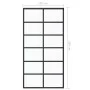 Schiebetür aus ESG-Glas und schwarzem Aluminium, 102 x 205 cm von vidaXL, Türen - Ref: Foro24-151019, Preis: 172,28 €, Rabatt: %