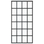 Puerta corredera ESG vidrio y aluminio negra 102x205 cm de vidaXL, Puertas - Ref: Foro24-151022, Precio: 234,04 €, Descuento: %