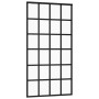 Puerta corredera ESG vidrio y aluminio negra 102x205 cm de vidaXL, Puertas - Ref: Foro24-151022, Precio: 214,06 €, Descuento: %