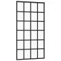 Puerta corredera ESG vidrio y aluminio negra 102x205 cm de vidaXL, Puertas - Ref: Foro24-151022, Precio: 234,04 €, Descuento: %