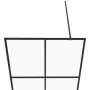 Begehbare Duschwand ESG transparentes Glas schwarz 115x195cm von vidaXL, Duschwände und Duschwände - Ref: Foro24-151026, Prei...