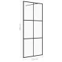 Begehbare Duschwand ESG transparentes Glas schwarz 115x195cm von vidaXL, Duschwände und Duschwände - Ref: Foro24-151026, Prei...