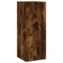 Aparador de madera contrachapada roble ahumado 34,5x34x180 cm de vidaXL, Aparadores - Ref: Foro24-3198982, Precio: 88,04 €, D...