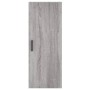 Aparador alto madera contrachapada gris Sonoma 34,5x34x180 cm de vidaXL, Aparadores - Ref: Foro24-3198983, Precio: 90,42 €, D...
