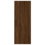 Aparador alto madera contrachapada roble marrón 34,5x34x180 cm de vidaXL, Aparadores - Ref: Foro24-3198984, Precio: 88,60 €, ...