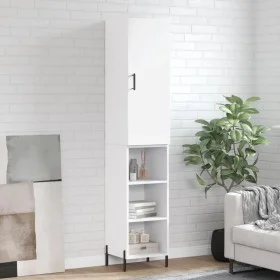 Tall white plywood sideboard 34.5x34x180 cm by vidaXL, Sideboards - Ref: Foro24-3198985, Price: 99,85 €, Discount: %