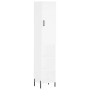 Aparador alto madera contrachapada blanco 34,5x34x180 cm de vidaXL, Aparadores - Ref: Foro24-3198985, Precio: 101,08 €, Descu...