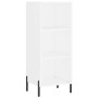 Aparador alto madera contrachapada blanco 34,5x34x180 cm de vidaXL, Aparadores - Ref: Foro24-3198985, Precio: 101,08 €, Descu...