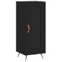 Aparador de madera contrachapada negro 34,5x34x180 cm de vidaXL, Aparadores - Ref: Foro24-3199402, Precio: 101,77 €, Descuent...