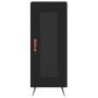 Aparador de madera contrachapada negro 34,5x34x180 cm de vidaXL, Aparadores - Ref: Foro24-3199402, Precio: 101,77 €, Descuent...
