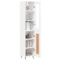 Aparador alto madera contrachapada blanco 34,5x34x180 cm de vidaXL, Aparadores - Ref: Foro24-3199465, Precio: 101,93 €, Descu...