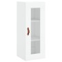 Aparador alto madera contrachapada blanco 34,5x34x180 cm de vidaXL, Aparadores - Ref: Foro24-3199465, Precio: 101,93 €, Descu...