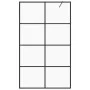 Barrierefreie Duschwand ESG transparentes schwarzes Glas 90x195 cm von vidaXL, Duschwände und Duschwände - Ref: Foro24-151034...