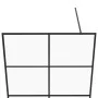 Barrierefreie Duschwand ESG transparentes schwarzes Glas 90x195 cm von vidaXL, Duschwände und Duschwände - Ref: Foro24-151034...