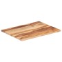 Superficie de mesa madera maciza de sheesham 25-27 mm 60x80 cm de vidaXL, Tableros para mesas - Ref: Foro24-285990, Precio: 6...