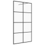 Mampara ducha accesible vidrio ESG transparente negro 115x195cm de vidaXL, Paredes y mamparas de ducha - Ref: Foro24-151036, ...