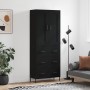 Aparador alto madera contrachapada negro 69,5x34x180 cm de vidaXL, Aparadores - Ref: Foro24-3199754, Precio: 196,03 €, Descue...