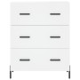 Aparador alto madera contrachapada blanco 69,5x34x180 cm de vidaXL, Aparadores - Ref: Foro24-3199753, Precio: 187,08 €, Descu...