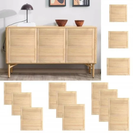 Schranktürlatten 4 Stück Kiefernholz 39,5 x 39,4 cm von vidaXL, Schranktüren - Ref: Foro24-151108, Preis: 47,61 €, Rabatt: %