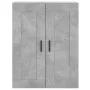 Aparador alto madera contrachapada gris hormigón 69,5x34x180 cm de vidaXL, Aparadores - Ref: Foro24-3199757, Precio: 169,42 €...