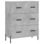 Aparador alto madera contrachapada gris hormigón 69,5x34x180 cm de vidaXL, Aparadores - Ref: Foro24-3199757, Precio: 169,42 €...