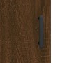 Aparador alto madera contrachapada marrón roble 69,5x34x180 cm de vidaXL, Aparadores - Ref: Foro24-3199760, Precio: 181,66 €,...