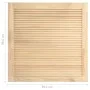 Schranktürlatten 4 Stück Kiefernholz 39,5 x 39,4 cm von vidaXL, Schranktüren - Ref: Foro24-151108, Preis: 47,61 €, Rabatt: %