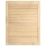 Closet doors with slats, 2 units, pine wood, 61.5x39.4 cm by vidaXL, cabinet doors - Ref: Foro24-151116, Price: 41,71 €, Disc...