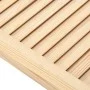Closet doors with slats, 2 units, pine wood, 61.5x39.4 cm by vidaXL, cabinet doors - Ref: Foro24-151116, Price: 41,71 €, Disc...