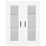 Aparador alto madera contrachapada blanco 69,5x34x180 cm de vidaXL, Aparadores - Ref: Foro24-3198401, Precio: 186,98 €, Descu...