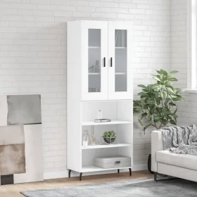 Aparador alto madera contrachapada blanco 69,5x34x180 cm von vidaXL, Sideboards - Ref: Foro24-3198737, Preis: 144,96 €, Rabat...