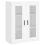 Aparador alto madera contrachapada blanco 69,5x34x180 cm de vidaXL, Aparadores - Ref: Foro24-3198737, Precio: 146,99 €, Descu...