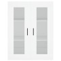 Aparador alto madera contrachapada blanco 69,5x34x180 cm de vidaXL, Aparadores - Ref: Foro24-3198737, Precio: 146,99 €, Descu...