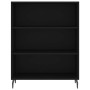 Aparador alto madera contrachapada negro 69,5x34x180 cm de vidaXL, Aparadores - Ref: Foro24-3198738, Precio: 153,44 €, Descue...