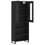 Aparador alto madera contrachapada negro 69,5x34x180 cm de vidaXL, Aparadores - Ref: Foro24-3198746, Precio: 146,68 €, Descue...