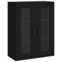 Aparador alto madera contrachapada negro 69,5x34x180 cm de vidaXL, Aparadores - Ref: Foro24-3198746, Precio: 146,68 €, Descue...