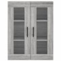 Aparador alto madera contrachapada gris sonoma 69,5x34x180 cm de vidaXL, Aparadores - Ref: Foro24-3198751, Precio: 131,67 €, ...
