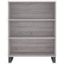 Aparador alto madera contrachapada gris sonoma 69,5x34x180 cm de vidaXL, Aparadores - Ref: Foro24-3198751, Precio: 131,67 €, ...