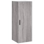 Aparador alto madera contrachapada gris Sonoma 34,5x34x180 cm de vidaXL, Aparadores - Ref: Foro24-3198999, Precio: 101,20 €, ...
