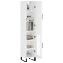 Aparador alto madera contrachapada blanco 34,5x34x180 cm de vidaXL, Aparadores - Ref: Foro24-3199065, Precio: 108,55 €, Descu...