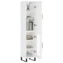 Tall white plywood sideboard 34.5x34x180 cm by vidaXL, Sideboards - Ref: Foro24-3199065, Price: 107,18 €, Discount: %