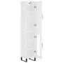 Aparador alto madera contrachapada blanco 34,5x34x180 cm de vidaXL, Aparadores - Ref: Foro24-3199065, Precio: 108,55 €, Descu...