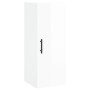 Aparador alto madera contrachapada blanco brillo 34,5x34x180 cm de vidaXL, Aparadores - Ref: Foro24-3199067, Precio: 117,42 €...