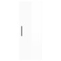 Aparador alto madera contrachapada blanco brillo 34,5x34x180 cm de vidaXL, Aparadores - Ref: Foro24-3199067, Precio: 117,42 €...