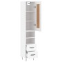 Aparador alto madera contrachapada blanco 34,5x34x180 cm de vidaXL, Aparadores - Ref: Foro24-3200289, Precio: 106,19 €, Descu...