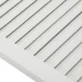 Solid white pine wood shutter door 61.5x39.4cm by vidaXL, cabinet doors - Ref: Foro24-151151, Price: 35,10 €, Discount: %