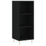 Aparador de madera contrachapada negro 34,5x34x180 cm de vidaXL, Aparadores - Ref: Foro24-3200314, Precio: 95,52 €, Descuento: %